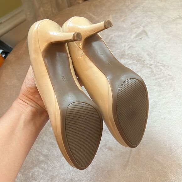 Like new! Kelly & Katie Sz 6 Nude Ivory Cream Heels - Picture 6 of 9